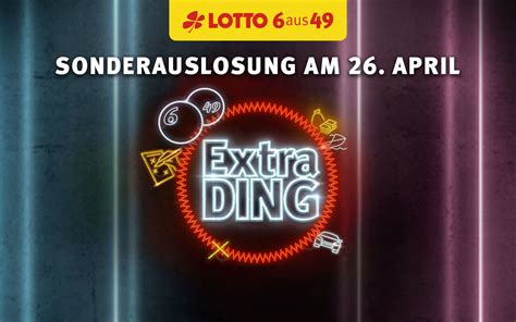 LOTTO ExtraDING 2024: Verkauf, Ziehung und。